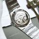 Swiss Quality Omega Double Eagle 38 in Stainless steel  Black Fluted motif Dial (8)_th.jpg